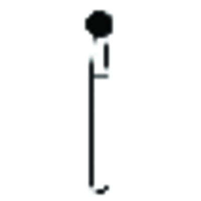 Solo Diamond Single-Use Diamond Burs – FG, Coarse, Green, Round, # 801, 25/Pkg - 2.3 mm Head Diameter, 2.2 mm Head Length