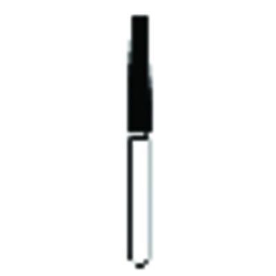 Solo Diamond™ Single-Use Diamond Burs, FG, Coarse, Green, Cone Flat End, #848, 1.8 mm Major/1.4 mm Minor Diameter, 10.0 mm Head Length, 25/Pkg