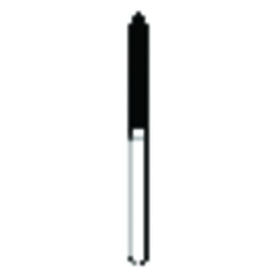 Solo Diamond™ Curettage K Single-Use Diamond Burs – FG, Cone Bevel End, Coarse, Green, # 878K, 1.8 mm Major/1.4 mm Minor Diameter, 10.0 mm Length, 25/Pkg