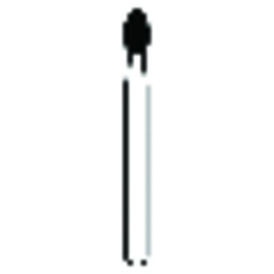 Solo Diamond™ Single-Use Diamond Burs – FG, Coarse, Green, Football Point End, #379, 1.8 mm Head Diameter, 3.4 mm Head Length, 25/Pkg