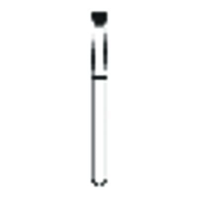 Solo Diamond™ Single-Use Diamond Burs – FG, Coarse, Green, Inverted Cone, Flat End, #805, 1.6 mm Head Diameter, 1.4 mm Head Length, 25/Pkg