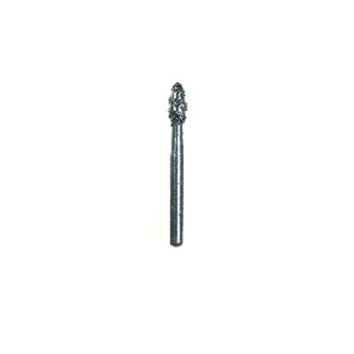 Spring Turbo Occlusal Reduction FG Diamond Burs, Super Coarse, Black, Football, #368T, 2.3 mm Diameter, 5 mm Length, 25/Pkg
