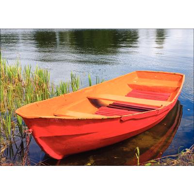 Summer Personalized Postcards, Row Boat Design, 6" W x 4-1/4" H, 100/Pkg