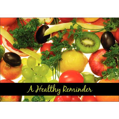 Summer Personalized Postcards, Fruits and Veggies Theme, 6" W x 4-1/4" H, 100/Pkg