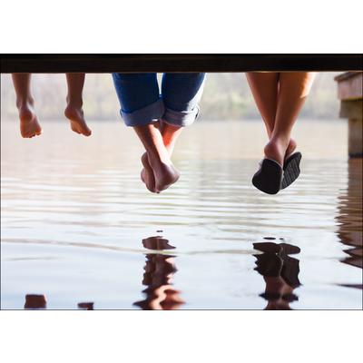 Summer Personalized Postcards, Dock Design, 6" W x 4-1/4" H, Full Color, 100/Pkg