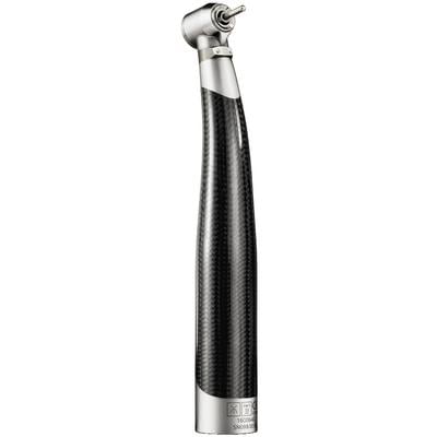 Prestige L Blackline LED High-Speed Air Handpiece, Small Contra Angle, Push-Button Autochuck, Triple Spray, LED Light, 315,000 rpm