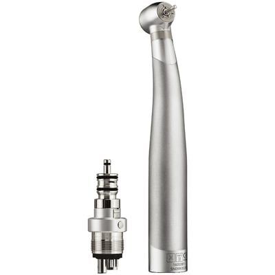 Bien Air Bora High-Speed Air Handpiece, Contra Angle, Push-Button Autochuck, Triple Spray, 4-Way Unifix Set, No Light