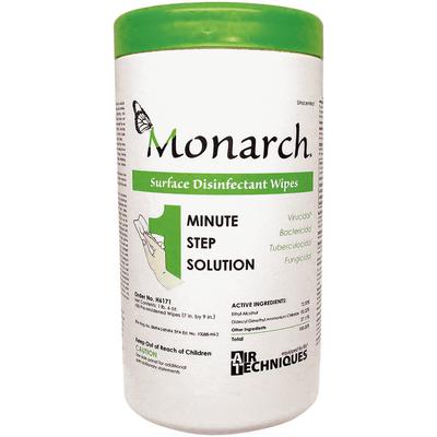Monarch Surface Disinfectant Wipes, X-Large 7" x 9", 100/Canister, H6171