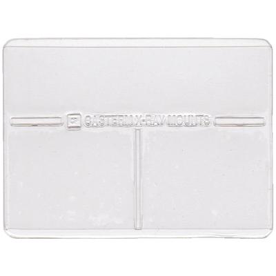 Casterm Plastics X-ray Film Mount #102H, Clear, 2 Windows, Size 2, 1/Pkg