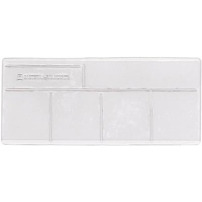 Casterm Plastics X-ray Film Mount #104c, Clear, 4 Windows, Size 2, 1/Pkg