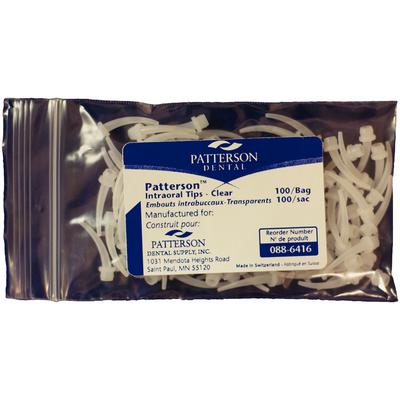 Patterson® Intraoral Tips, Small, Clear, 100/Pkg