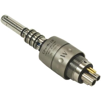 TwinPower Turbine High Speed Handpiece Coupling CP4-W-LD, 6-Pin, LED Light, Water Adjustment, 360° Swivel