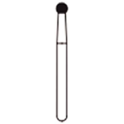 Solo Diamond Single-Use Diamond Burs – FG, Coarse, Green, Round, #801, 25/Pkg - 1.8 mm Head Diameter, 1.6 mm Head Length