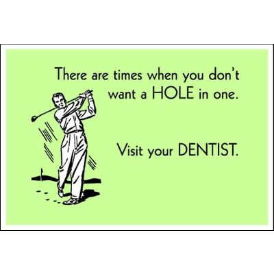 Dental Humor 4-Up Laser Postcards, Sensitive Toothpaste, 5-1/2" W x 4-1/4" H, 100/Pkg