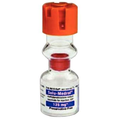 Methylprednisolone Sodium Succinate Injection, 62.5 mg/mL, 2 mL Single-Dose Vial, 25/Pkg, NDC 00009-0047-22