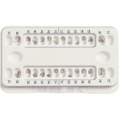 Patterson® A Roth Metal Twin Brackets Patient Kit, .022 Slot, 6x6 with Hooks on 3, 4, 5, 6, 5 Patient Kit