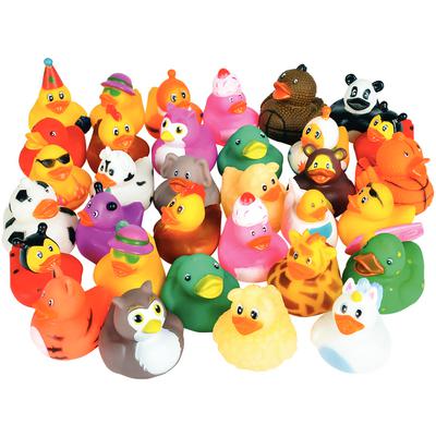 Rubber Duck Assortment, 2", Assorted Styles, 50/Pkg