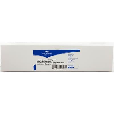 Patterson® LED Light Barrier Sleeves for SDI Radii or Patterson Original LED Curing Lights, Latex-Free, 1000/Pkg