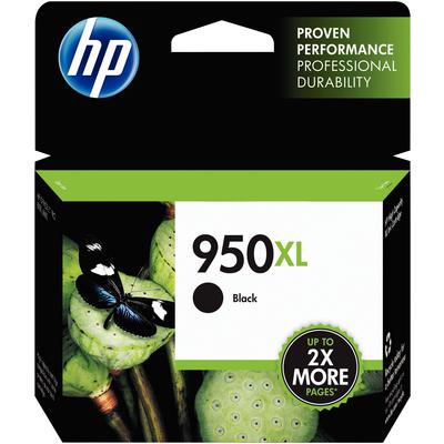 HP 950XL High Yield Black Inkjet Cartridge (CN045AN), 2,300 Page Yield, for Officejet Pro 8100/8600 Series