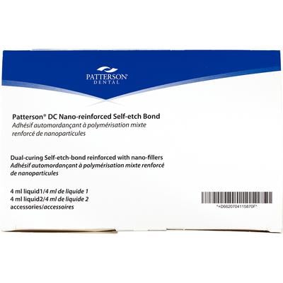 Patterson DC Nano-Reinforced Self-Etch Bond Kit (2 x 4 ml Bottles, 50 Brushes, 2 Mixing Palettes)
