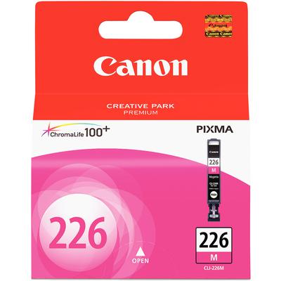 Canon CLI-226 Magenta Inkjet Cartridge (226M), 500 Page Yield, for PIXMA IP4820, MG5120, MG5220, MG6120, MG8120, CNM CLI226MA
