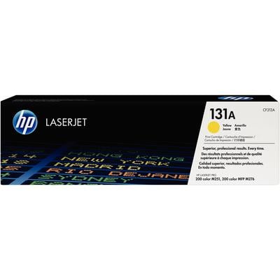 HP 131A Yellow Toner Cartridge (CF212A), 1,800 Page Yield, for LaserJet Pro 200 Color M276NW MFP