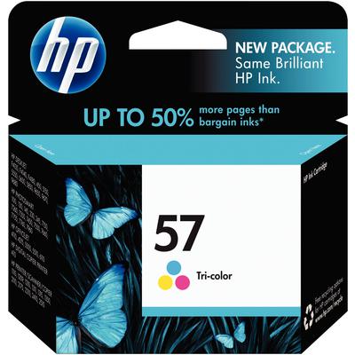 HP 57 Tri-Color Inkjet Cartridge (C6657AN), 500 Page Yield