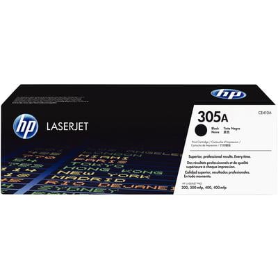 HP 305A Black Toner Cartridge (CE410A), 2,200 Page Yield, for LaserJet Pro M351/M375/M451/M475 Series