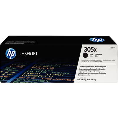 HP 305X High Yield Black Toner Cartridge (CE410X), 4,000 Page Yield, for LaserJet Pro M351/M375/M451/M475 Series