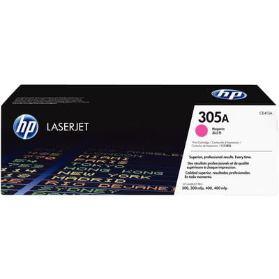 HP 305A Magenta Toner Cartridge (CE413A), 2,600 Page Yield, for LaserJet Pro M351/M375/M451/M475 Series