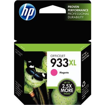 HP 933XL High Yield Magenta Ink Cartridge (CN055AN), 825 Page Yield, for Officejet 6100/6600/6700