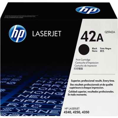 HP 42A Black Toner Cartridge (Q5942A) for LaserJet 4250, 10,000 Page Yield