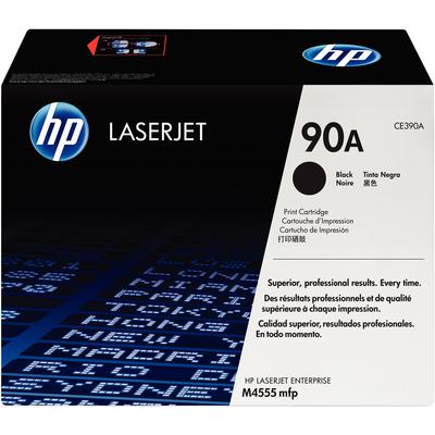 HP 90A Black Toner Cartridge (CE390A), 10,000 Page Yield
