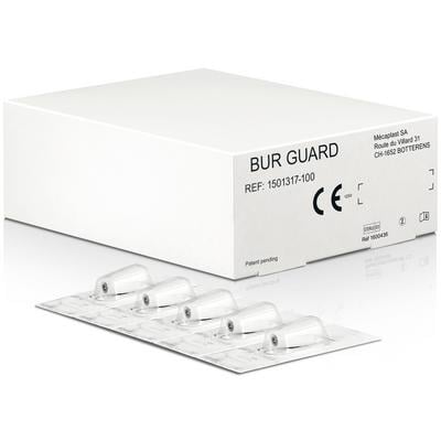Bien Air Bur Guard Sterile Sleeves for PM 1:2 Straight Surgical Handpiece, Single-Use, 100/Pkg, 1501317-100