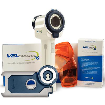 VELscope® Vx Value Bundle - Complete Oral Cancer Screening System with Camera, Caps, Sheaths, and Patient Education Materials