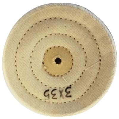 Muslin Buff Wheel, 3" Diameter, 35 Ply, 1/Pkg