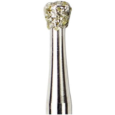 Patterson® Diamond Instrument FG, Inverted Cone, Coarse Grit, Green Ring, #805-018, 1.8 mm Diameter