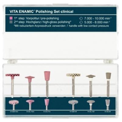 VITA Enamic Polishing Set – Clinical (6 Polishers, Contra Angle)