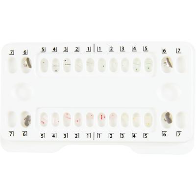 Patterson® A Roth Ceramic Twin Brackets 1 Patient Kit, .022 Slot, 6x6 Upper/Lower, With Hooks