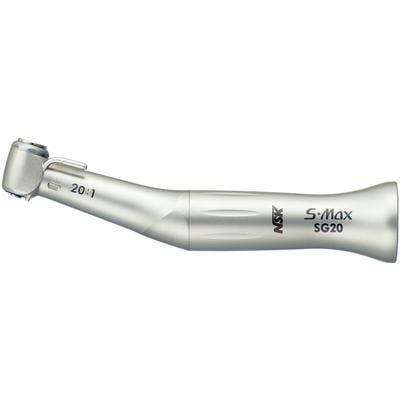 NSK America SG20 S-Max Surgical Handpiece, 20:1 Reduction, Push-Button Chuck, Non-Optic, Stainless Steel, 2000 min⁻¹, 80 Ncm Torque