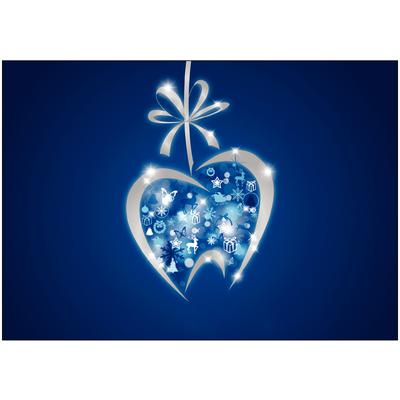 Designer's Choice Holiday Personalized Postcard, Dental Ornament, 6" W x 4-1/4" H, 100/Pkg