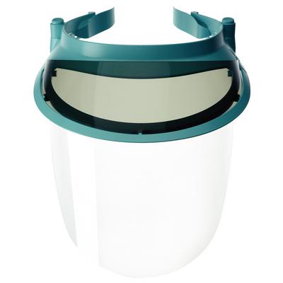 Op-D-Op Visor Shield Protective Barrier System Replacement Shields, Full Length, Clear, Anti-Fog Vents, 12/Pkg, 308SS12