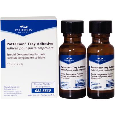 Patterson® Liquid Tray Adhesive, 0.5 oz, 2/Pkg