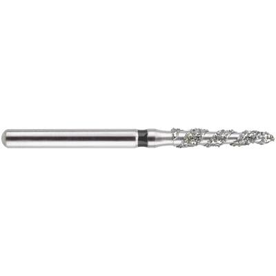 Midwest Once® Helical Single Use Diamond Bur – FG, Super Coarse, Cone, #878K, 1.0 mm Diameter, 1.8 mm Length, 25/Pkg