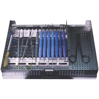 PDT Diamond Tissue Grafting Kit, R926, 15-Instrument Surgical Set with FlipTop Cassette