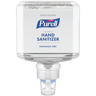 PURELL® Healthcare Advanced Hand Sanitizer Gentle & Free Foam Refill, 1200 mL, Unscented, 2/Case