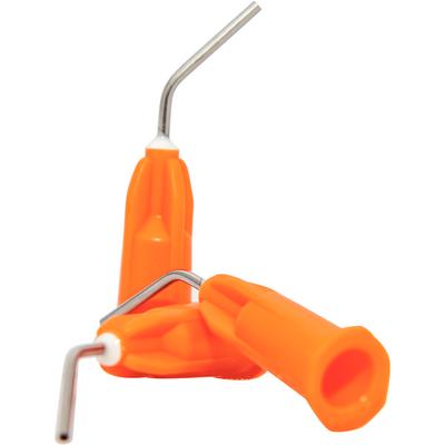 StarFlow® Syringe Tips, 20 Gauge, Bent, Orange, 50/Pkg