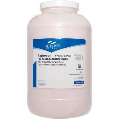 Patterson® Premium Denture Base Powder, Light Fibered Plus, 5 lb