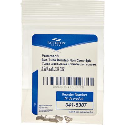 Patterson® Nonconvertible Direct Bond Tubes – Roth, .022, 5/Pkg - UL6, Upper Left First Molar