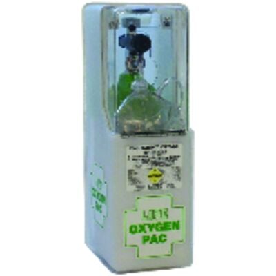 LIFE® OxygenPac Oxygen Unit - Wall Mount, 6/12 LPM, Aluminum Cylinder, 01KEZKNNSCXP1RB54KH7QSASQE